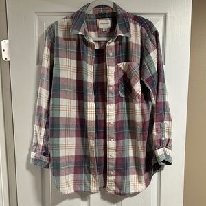 American Eagle Women’s Plaid Shirt - Multicolor